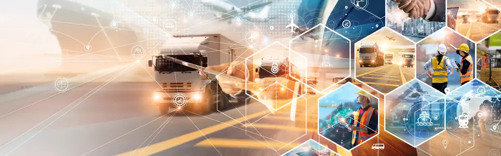 Connected supply chain tracking network